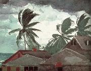 Winslow Homer Hurricane Spain oil painting artist